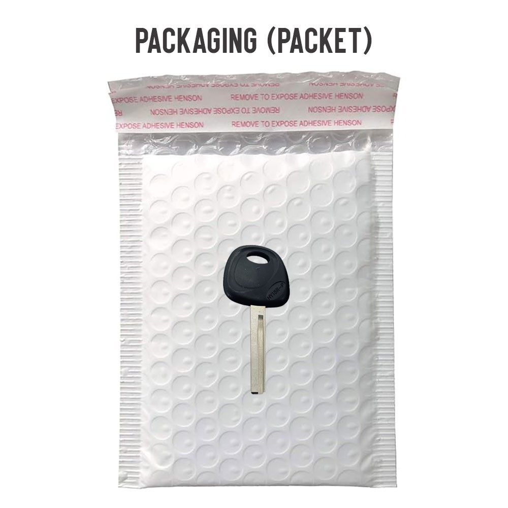 HY18R-P Plastic Head Key Blank Nickel