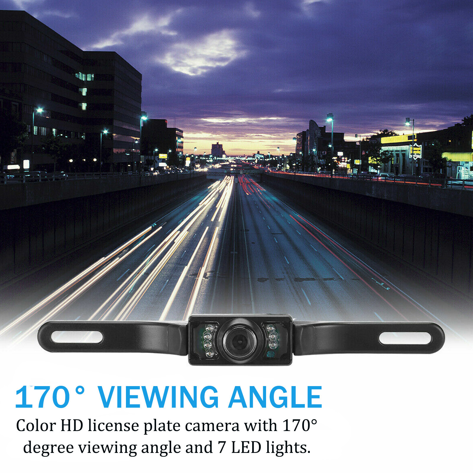 5" Monitor Backup Camera Car Rear View Wireless HD Parking System Night Vision