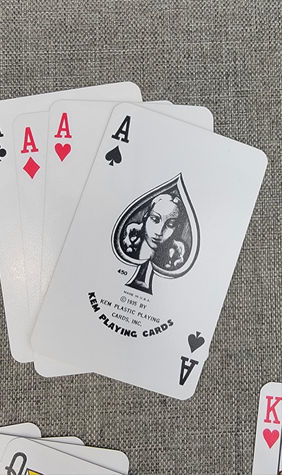 Vintage KEM Playing Cards Flamingo Complete April 1950