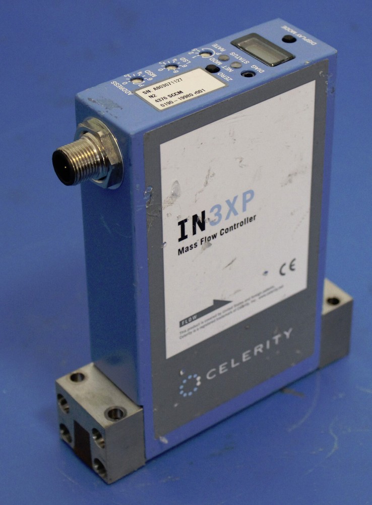 CELERITY IN3XP Mass Flow Controller AMAT 0190-19980 Gas N2 Range 4376 SCCM