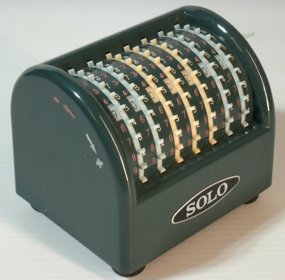 Vintage Adding Machine Solo Japan