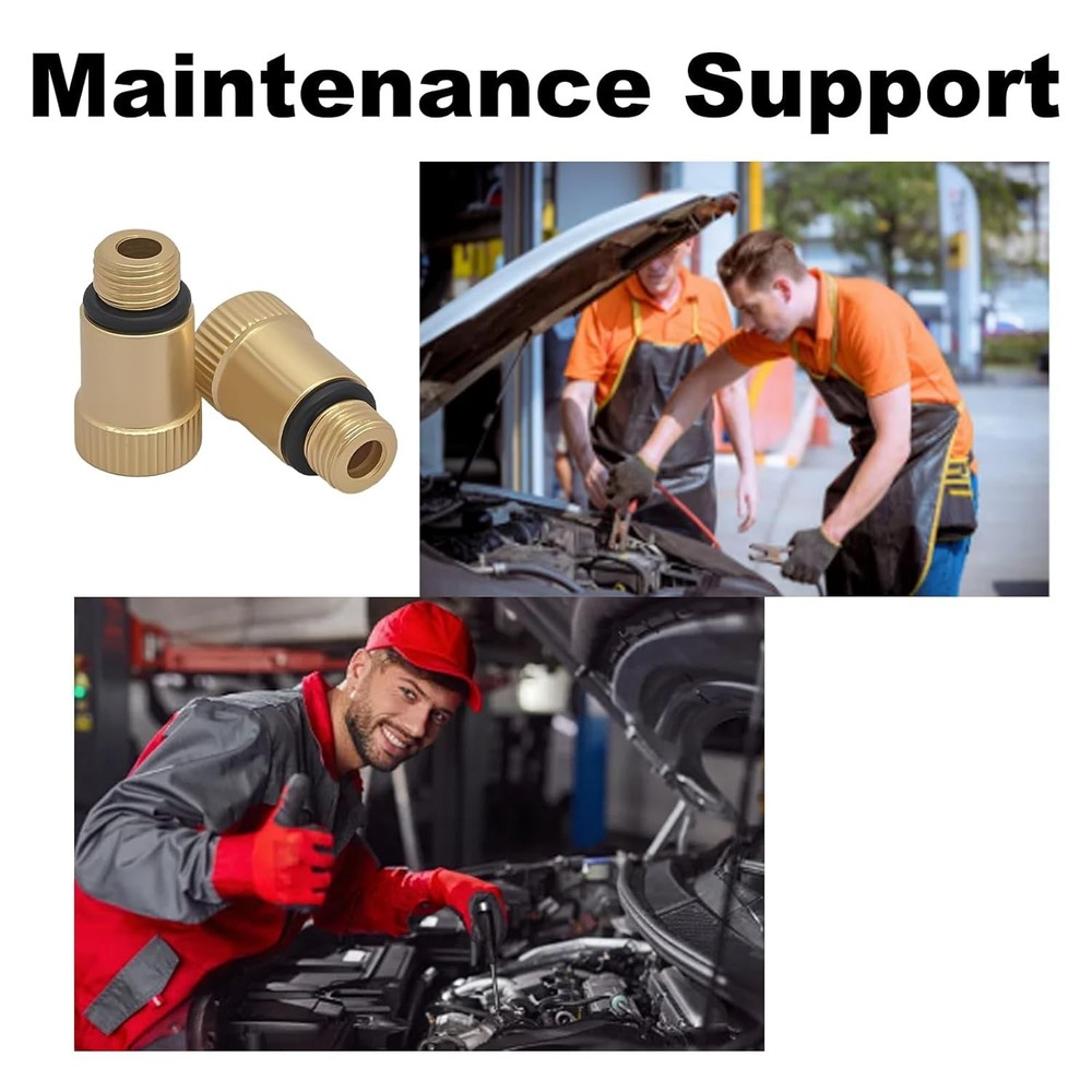 14mm Spark Plug Adapter Tool Kit - Leak-Proof Compression Tester for All Engines
