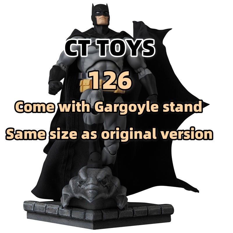 CT Toys MAFEX No.126 Hush Batman Black Ver. Action Figure New Boxed (US STOCK)