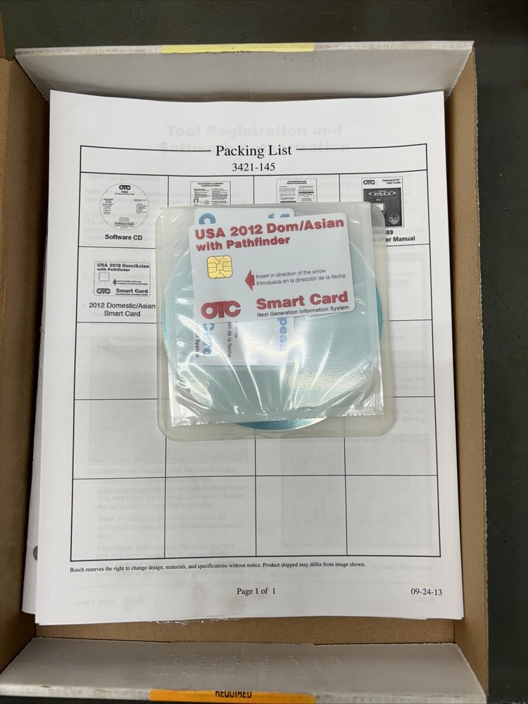 OTC Tools 3421-145 - Genisys 2012 Software Loyalty Kit,