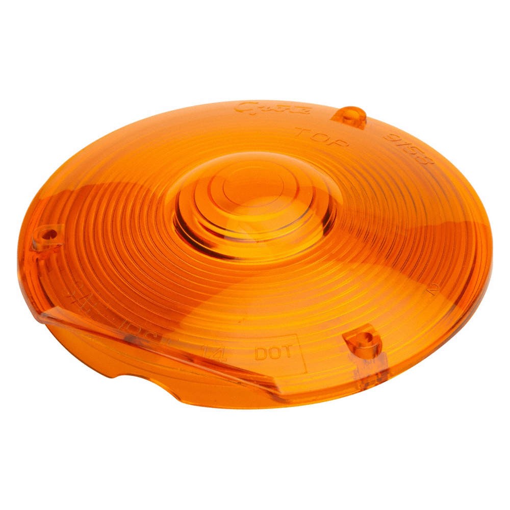GROTE 91583 Replacement Lens ,Round,Yellow 2VPY9