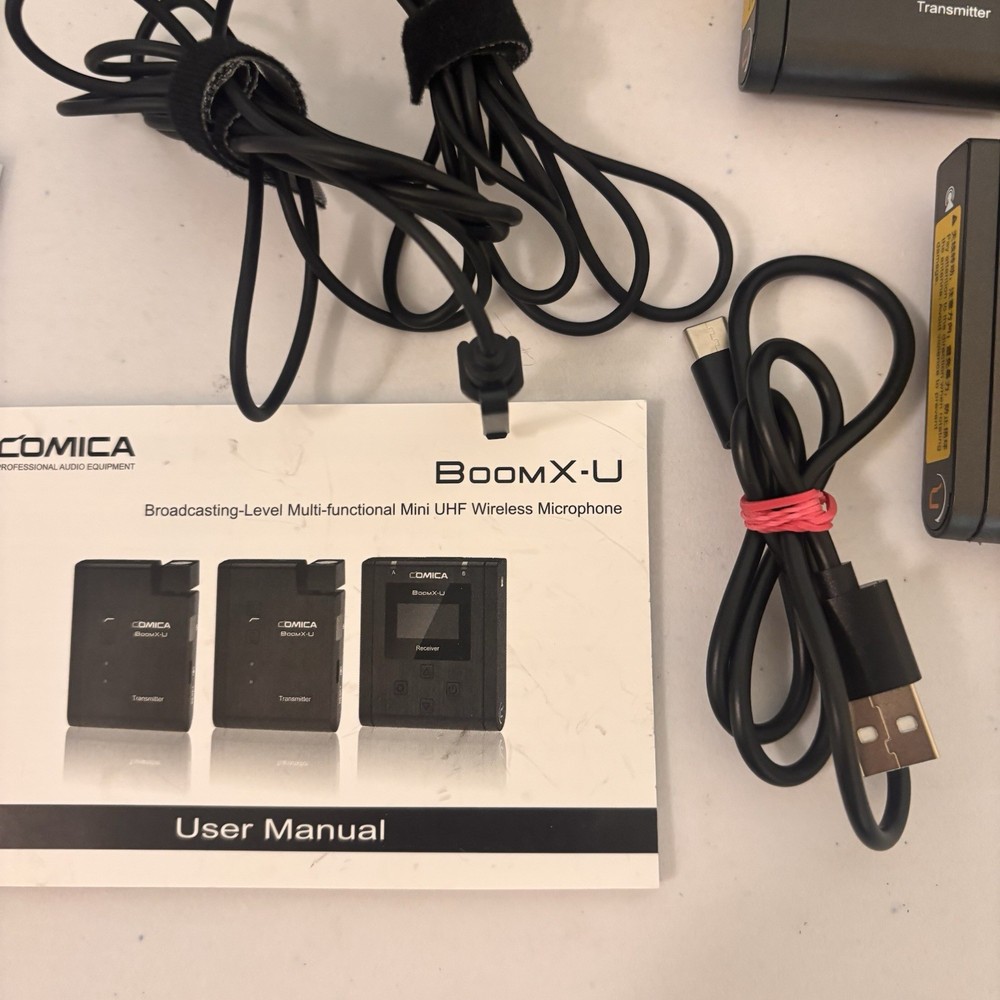 Comica BoomX-U Wireless Microphone System with Transmitter & Receiver