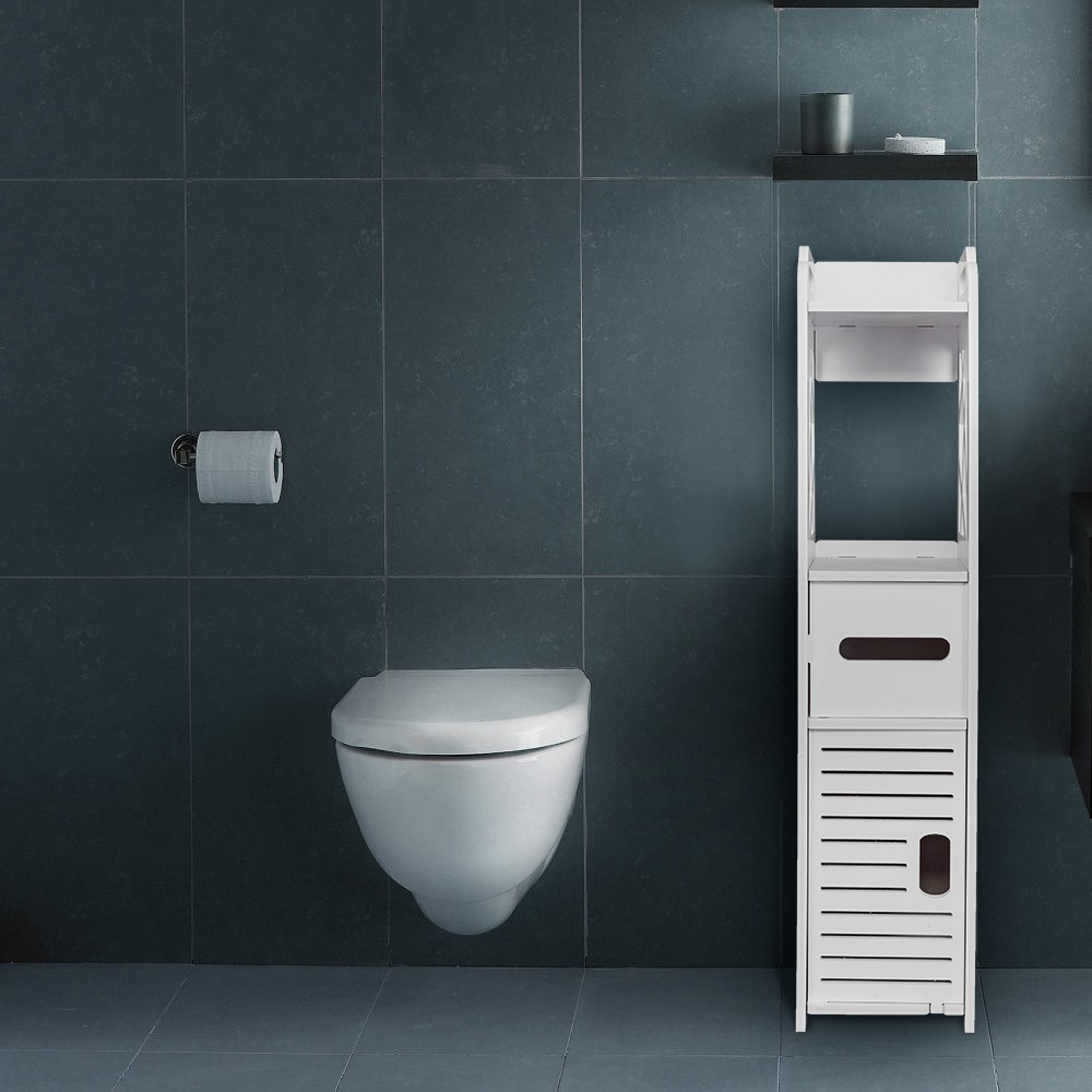 Bathroom Storage Shelf Drawer Multi Compartment Organizer Wate