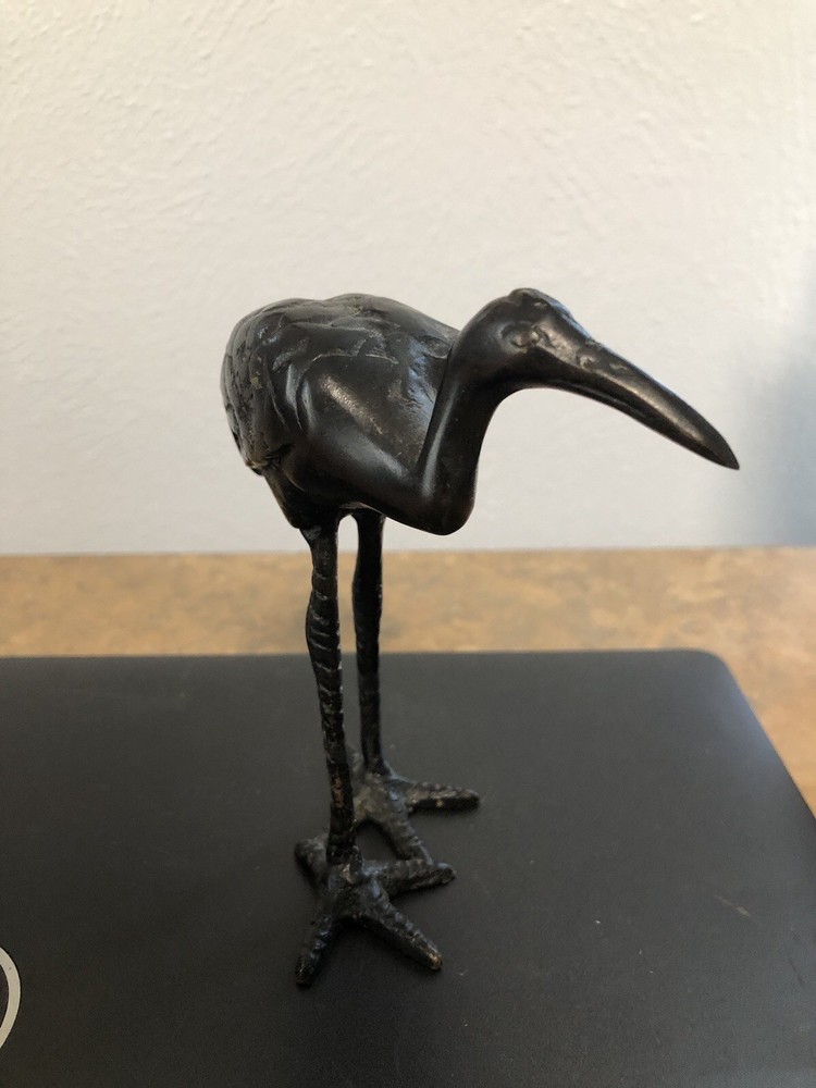 Bronze Herring Bird Decor