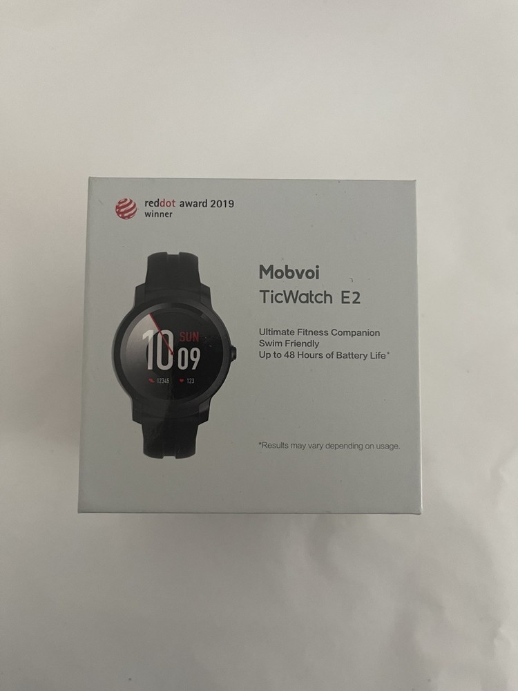 TicWatch E2 Smart Watch Built-in GPS iOS & Android 5ATM Waterproof Heart Sensor