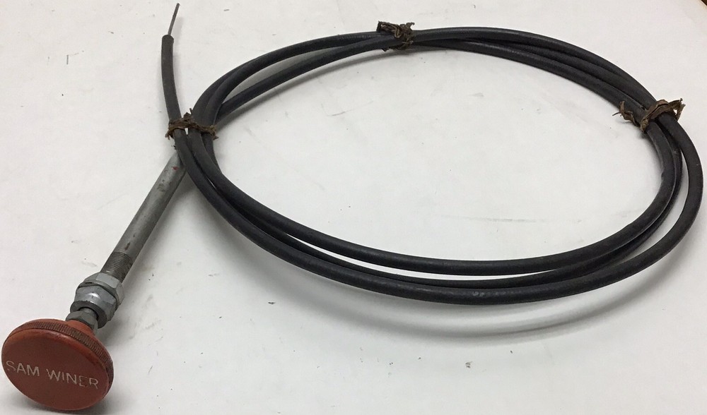 Vintage 10' PTO Control Cable