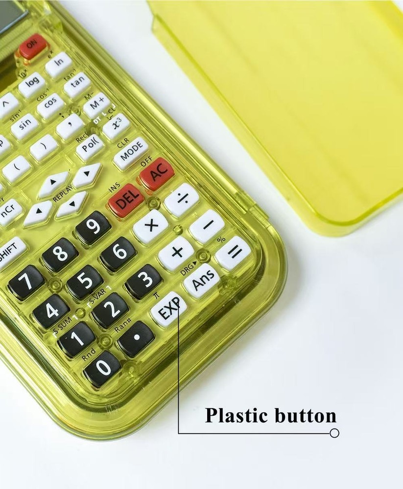 C9-Luxmoc Multi-Function Scientific Calculator With Time Display+Pencil Case