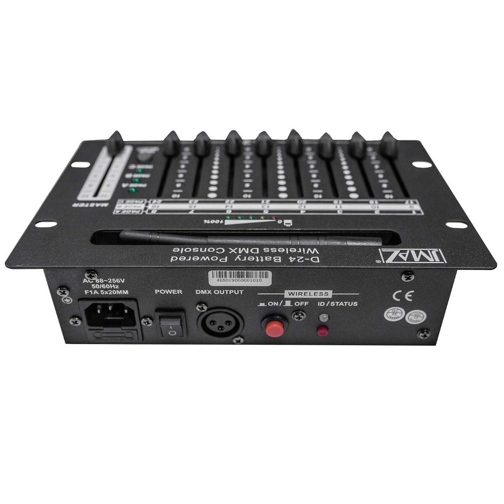 JMAZ Lighting JZ6001 D-24 Wireless Battery Powered DMX Controller
