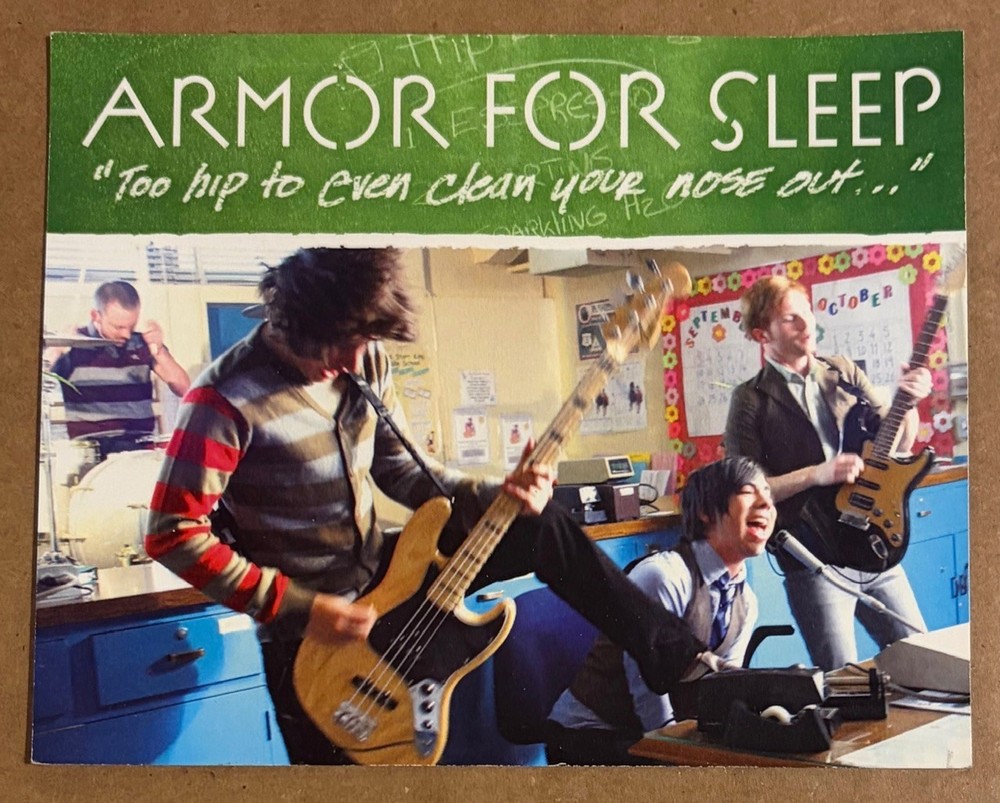 Armor for Sleep - Smile for Them RARE promo sticker set (4 total) '07