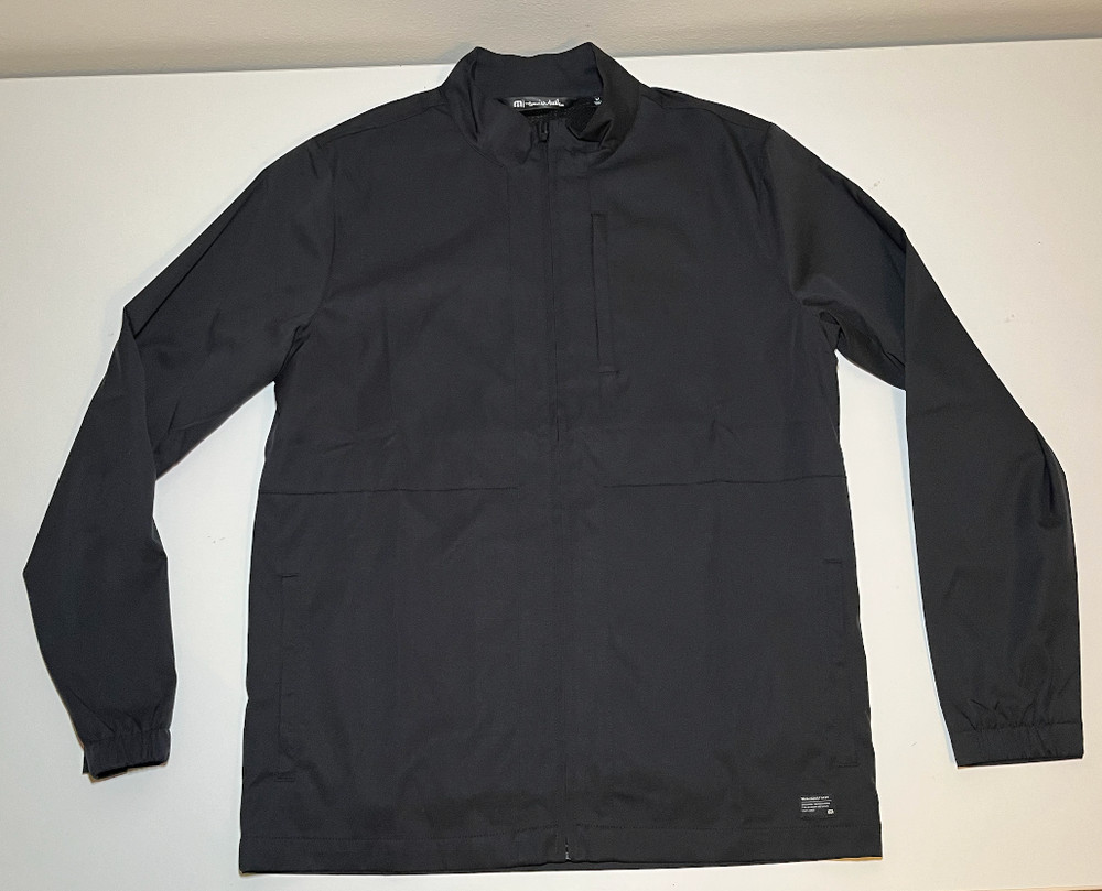 Men's Travis Mathew Full Zip Jacket | Black | Medium