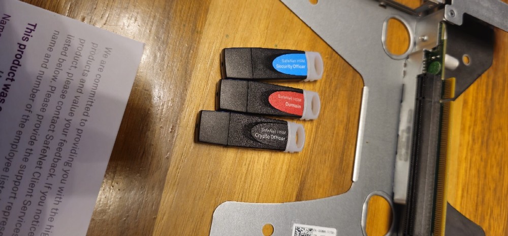 FULL STACK SafeNet PCIe HSM Encryption Setup (HSM Card, Keypad, USB Module etc.)