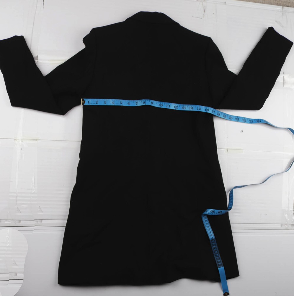 Mango Black Coat Size Medium Womens