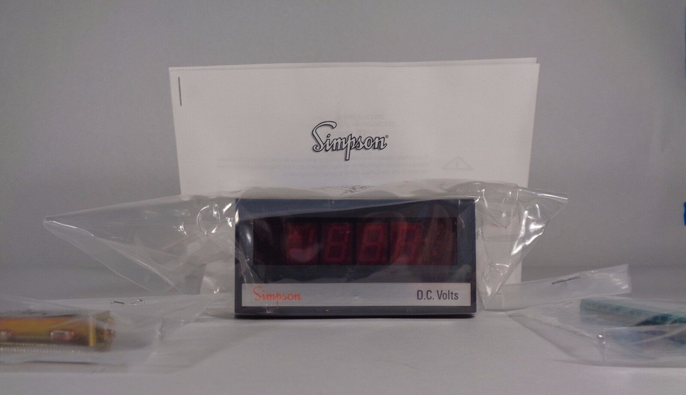 Simpson 24503 2865 - Digital Panel Meter 2800 Series 3-1/2 Digits DC Voltage