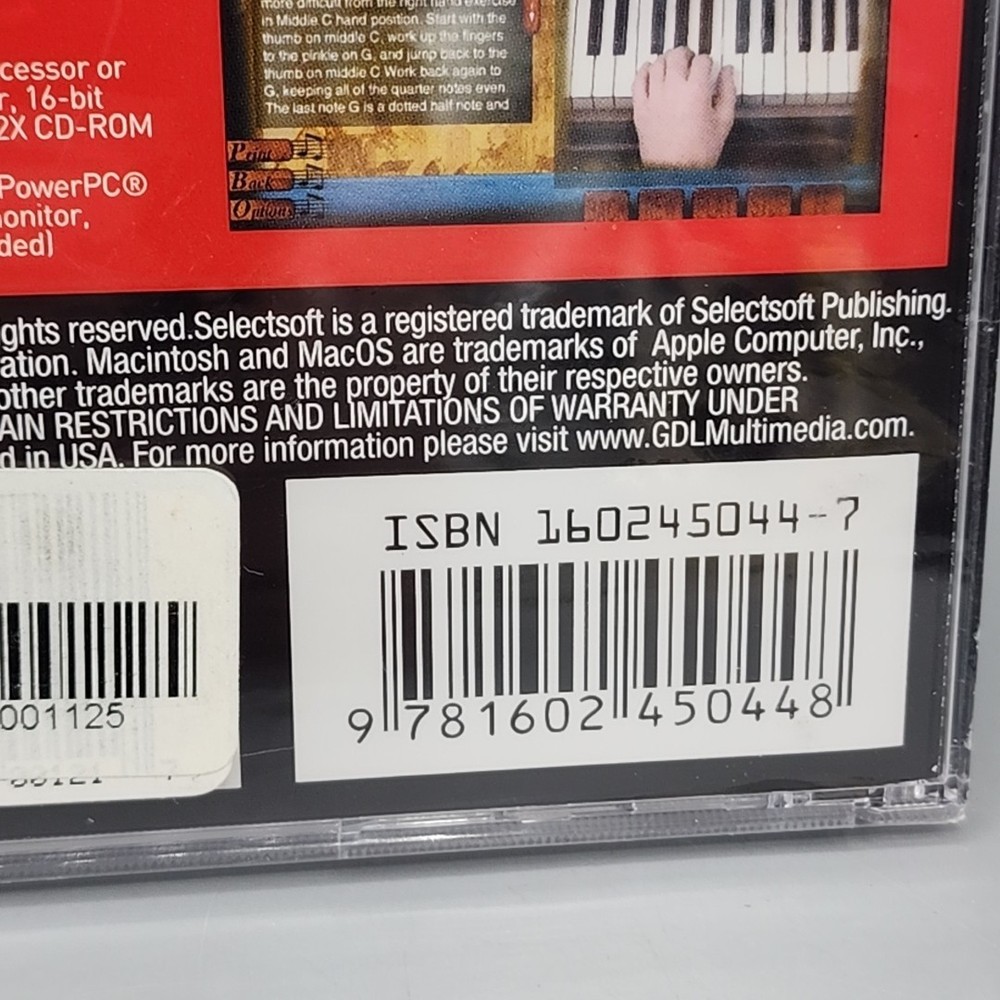 Easy Piano Pulse Software Windows Mac Multimedia Factory Sealed