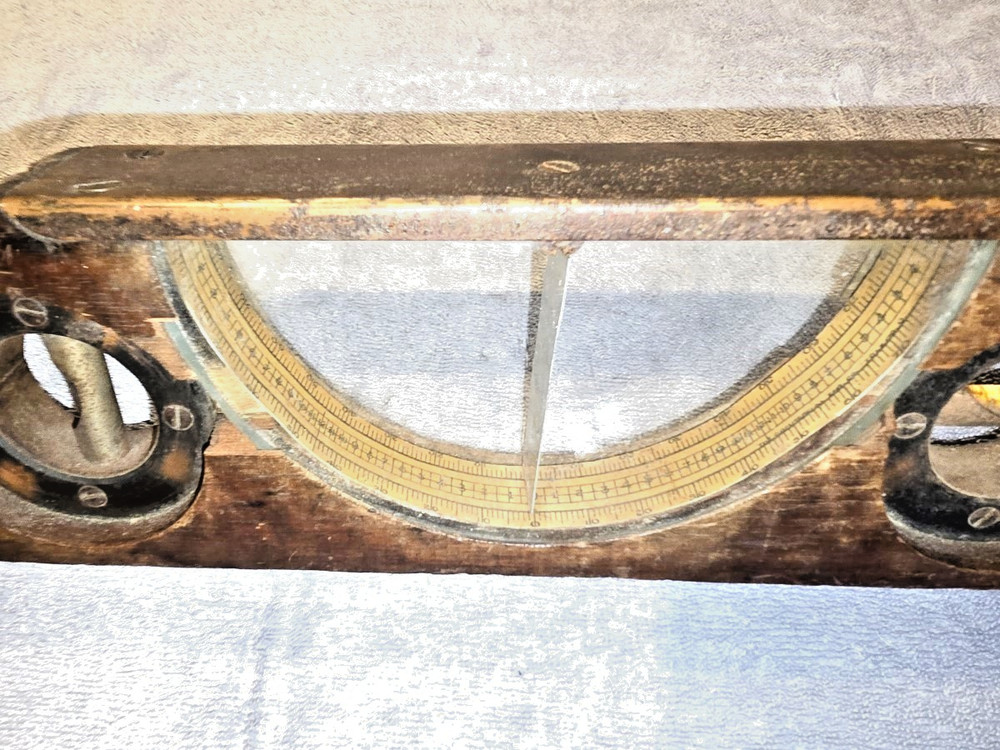 Very Rare Hight Micrometer Level Gravity Inclinometer 24"