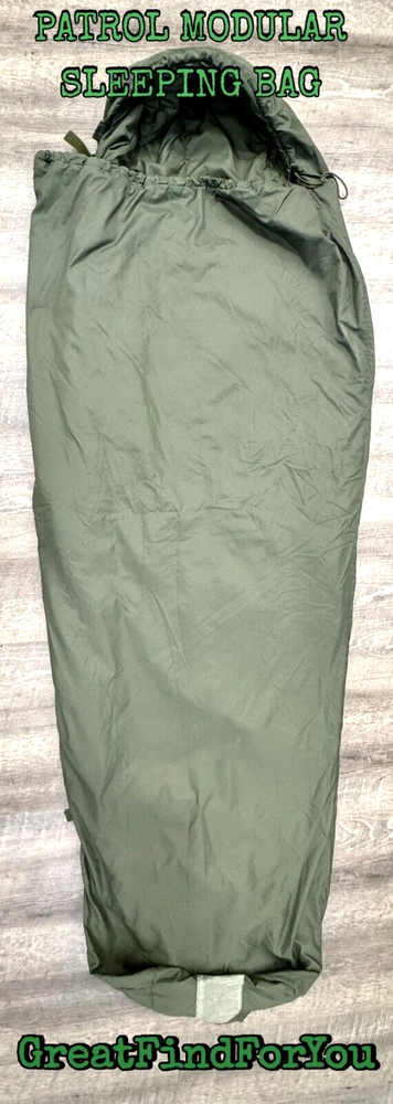 MILITARY ISSUE PATROL MODULAR SLEEPING BAG (MODULAR SLEEP SYSTEM MSS)