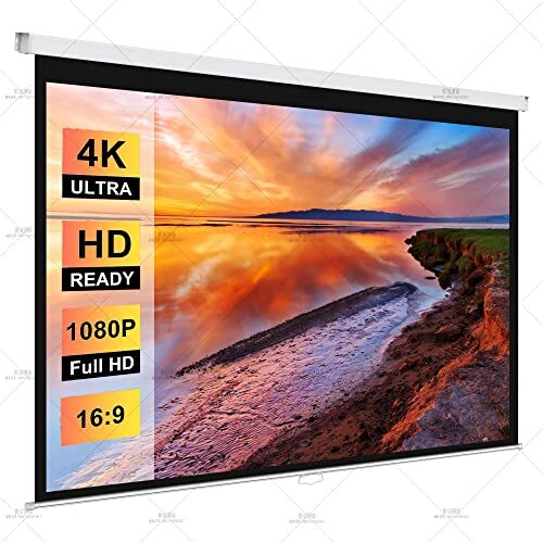 Proht 84" Manual Projection Screen 05350 169 Aspect Ratio Pull Down Projector