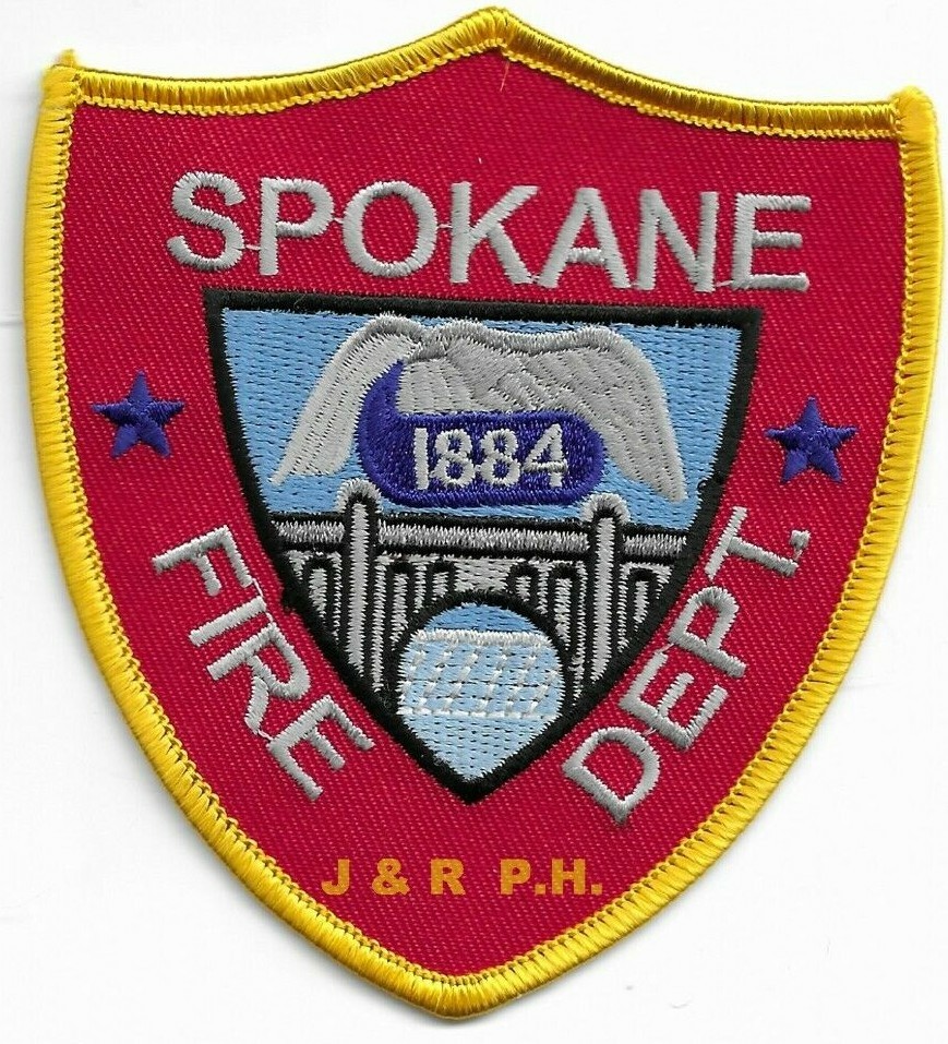 Spokane Fire Dept., Washington (3.5" x 4" size) fire patch