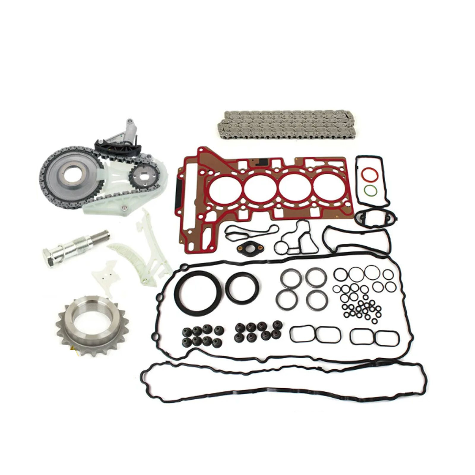 N20B20 Engine Timing Chain Kit Oil Pump Guide & Gasket Kit For BMW 228 528i 428i