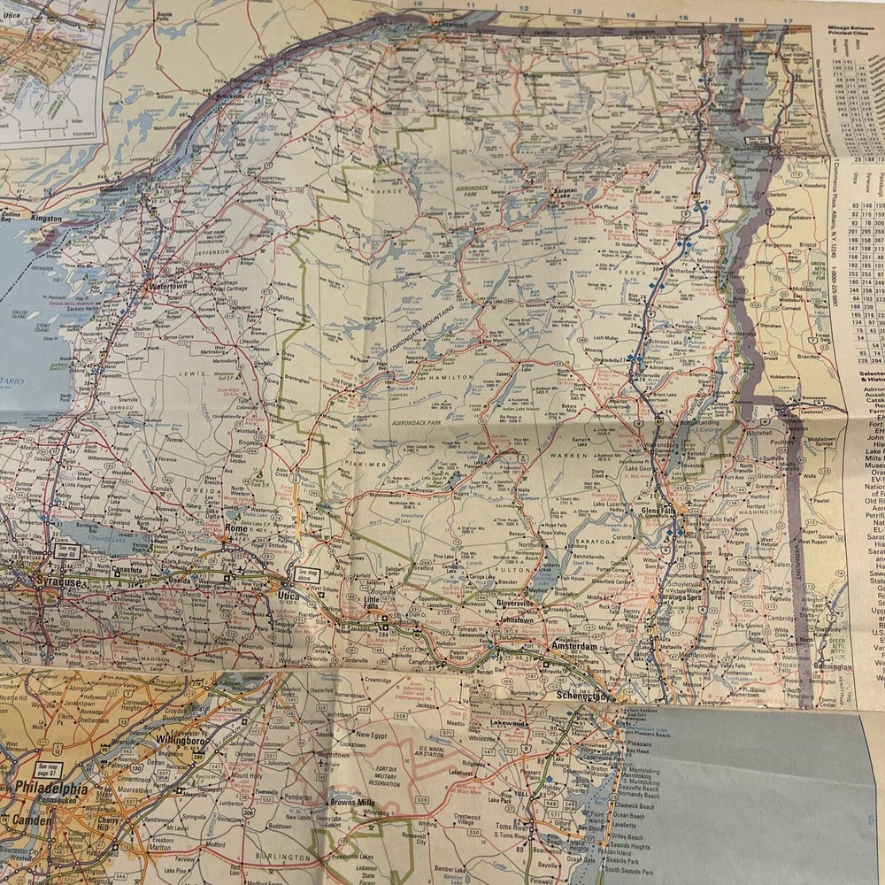 New York and Vicinity Map - New Jersey Map
