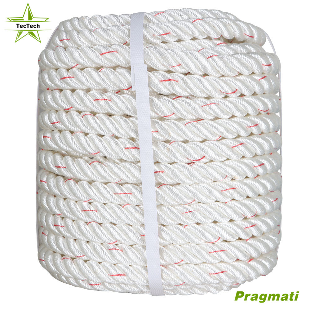 Double Braid Polyester Arborist Bull Rope Pulling Rigging Sailing Line 3/4"x100'