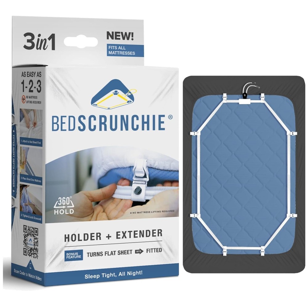 Secure Bed Sheet Straps - Strong Grip - Mattress Extender