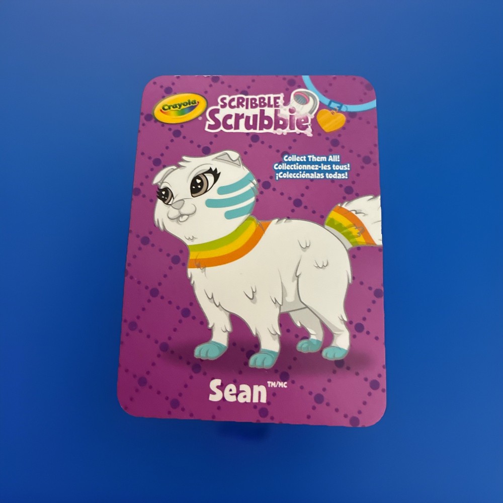 Crayola Scribble Scrubbies Pets Washable New In Box Sean