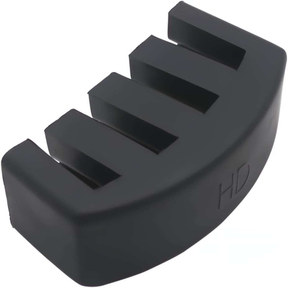 Volume-Reducing Rubber Cello Mute for Focused Practice Sessions - Black 3/4-4/4