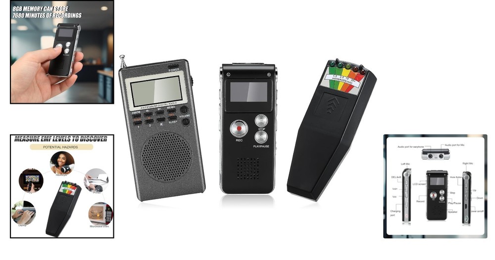 Ultimate Ghost Hunting Equipment Set: Record, Detect, and Communicate Spirits
