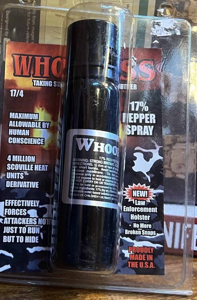 Whoop Ass 17% Pepper Spray 4oz
