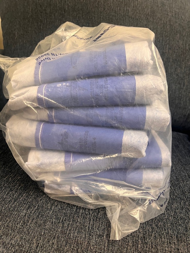 Medline Nonsterile Poly Reinforced Eclipse Gowns