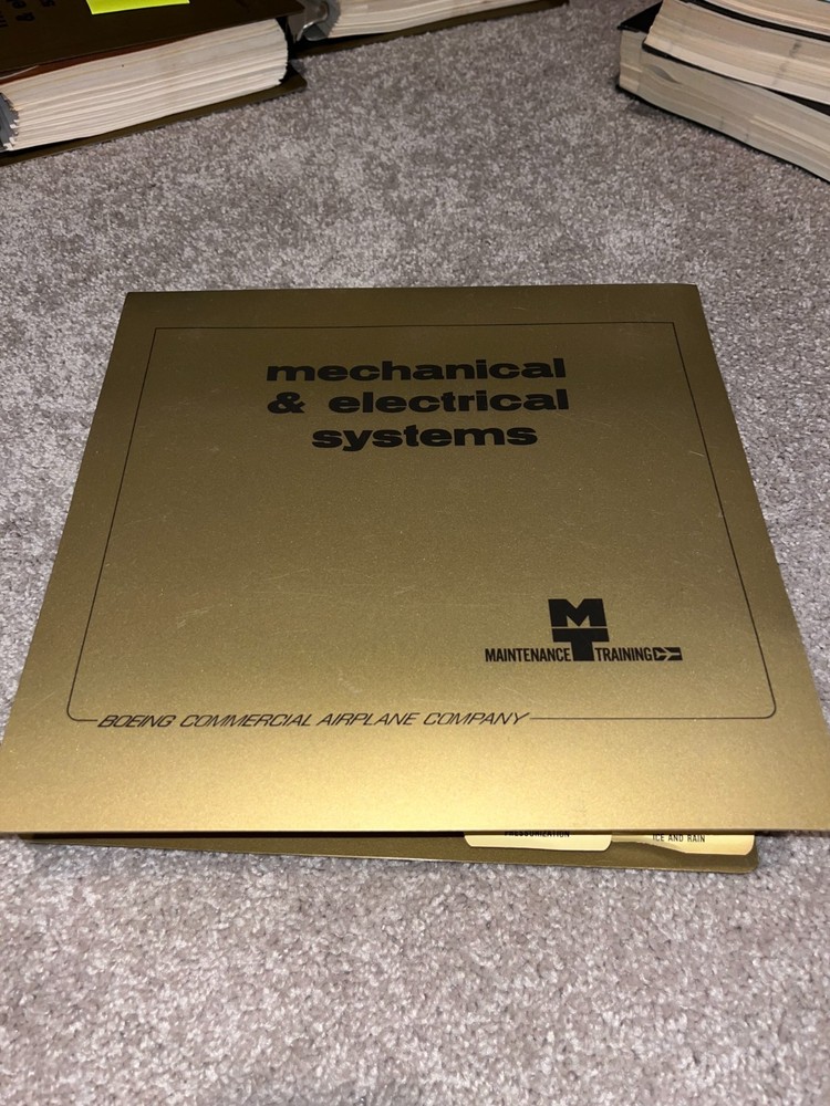 1980's Boeing 767-201ER Maintenance Training Manual
