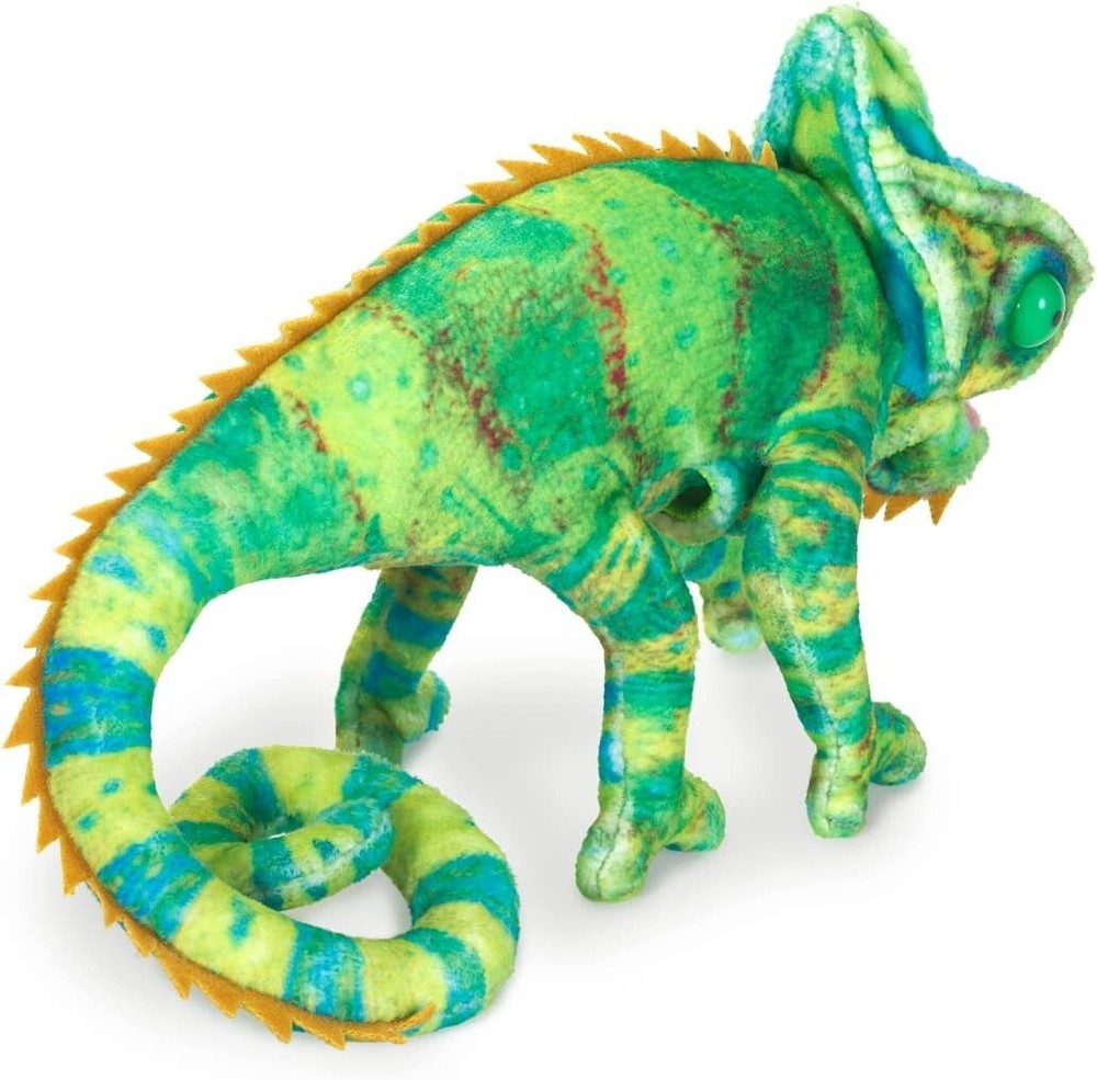 Mini Chameleon Finger Puppet 6 inches