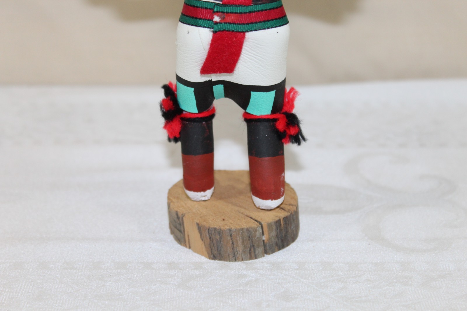 Vintage Hopi Pueblo 7.25" Kachina Doll "Broad Face" Signed C. King