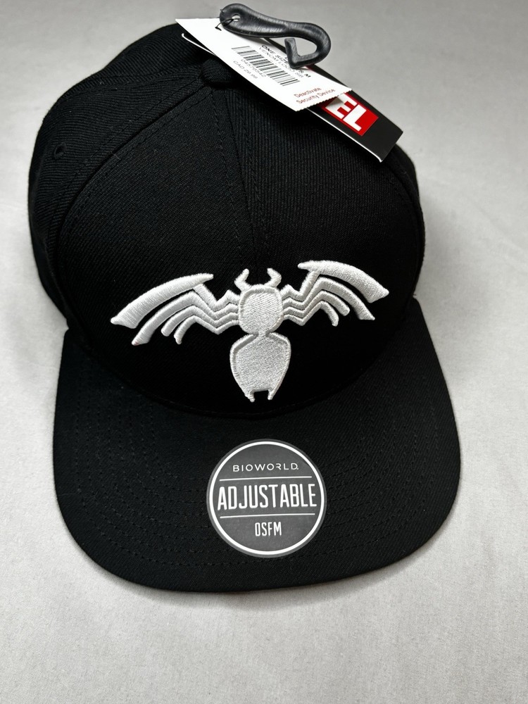 Bioworld Marvel Venom Logo SB Adjustable Cap Hat One Size Fits Most
