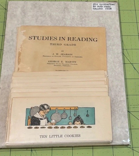 Ephemera 1928s Colorful Illustrations 50+ by Ruth Mary Hallock Children Fairy Ta