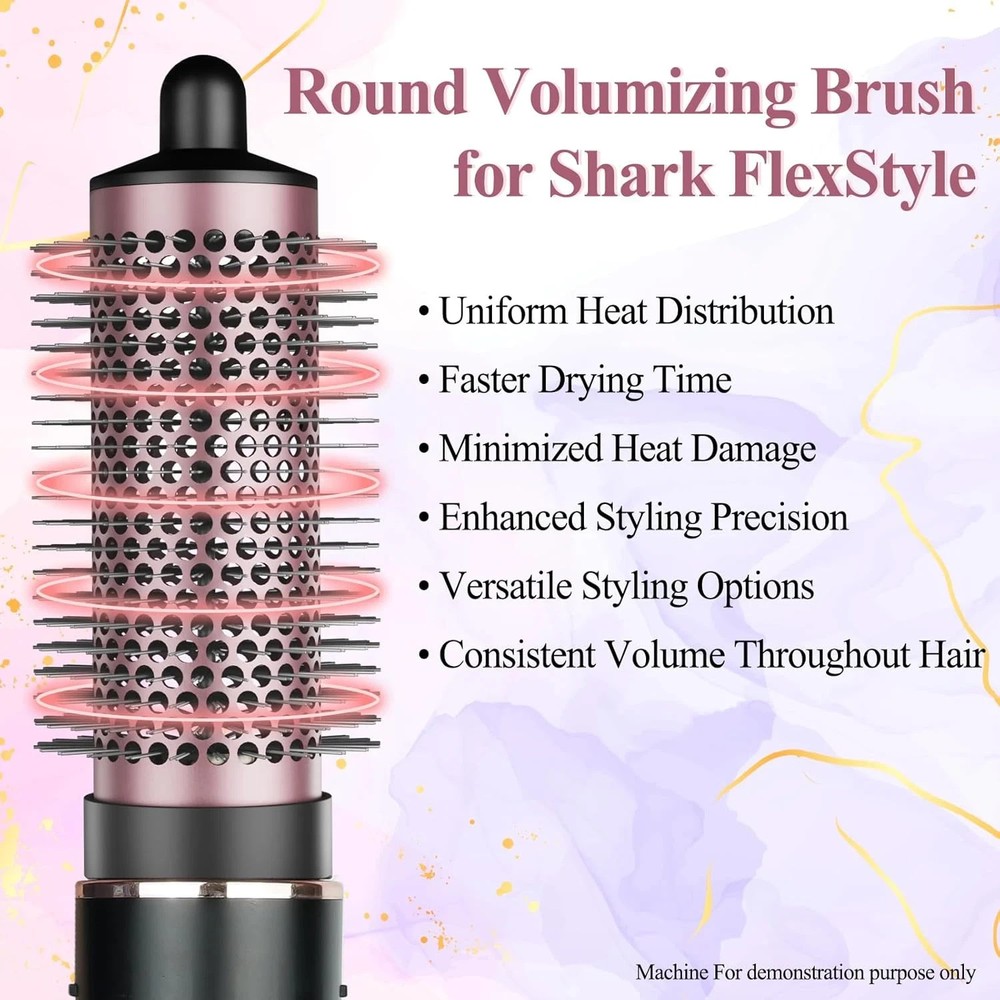 Round Volumizing Brush for Shark Flexstyle Attachment, Normal round Brush Compat