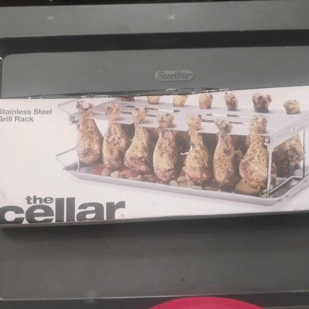 The Cellar Stainless Steel Grill Rack Silver Dishwasher Safe