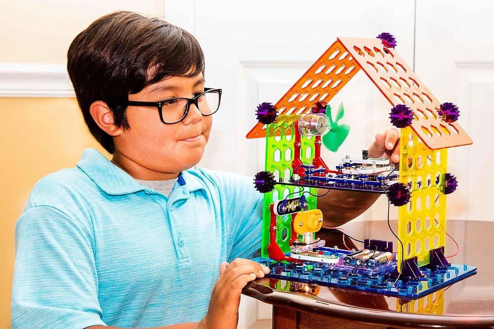 Color-Coded Electronics Building Kit for Kids - Fun STEM Learning 8 +