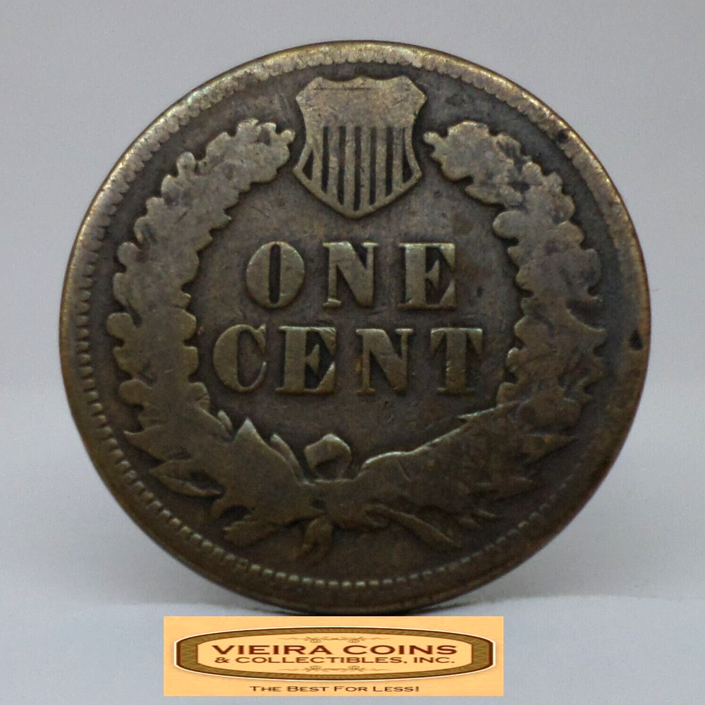 1875 Indian Head One Cent, Damaged - #C40695NQ