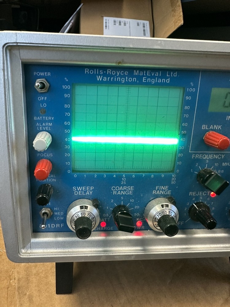 Rolls Royce MatEval Tester Analyzer 801DRF -TESTES AS PICTURED ONLY