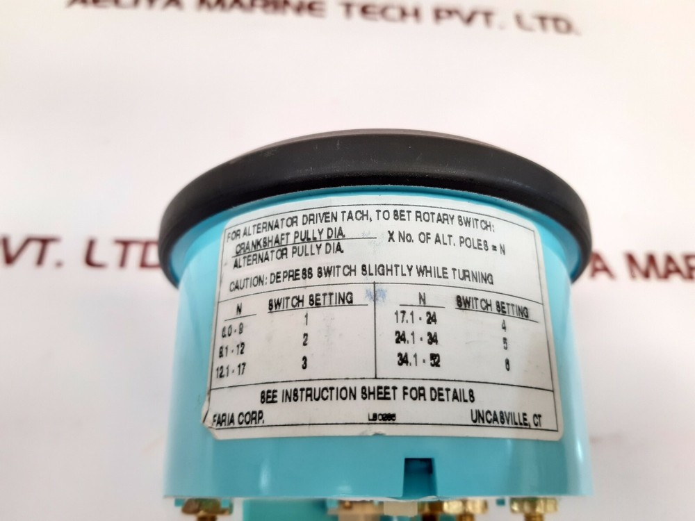 Faria td9122e tachometer