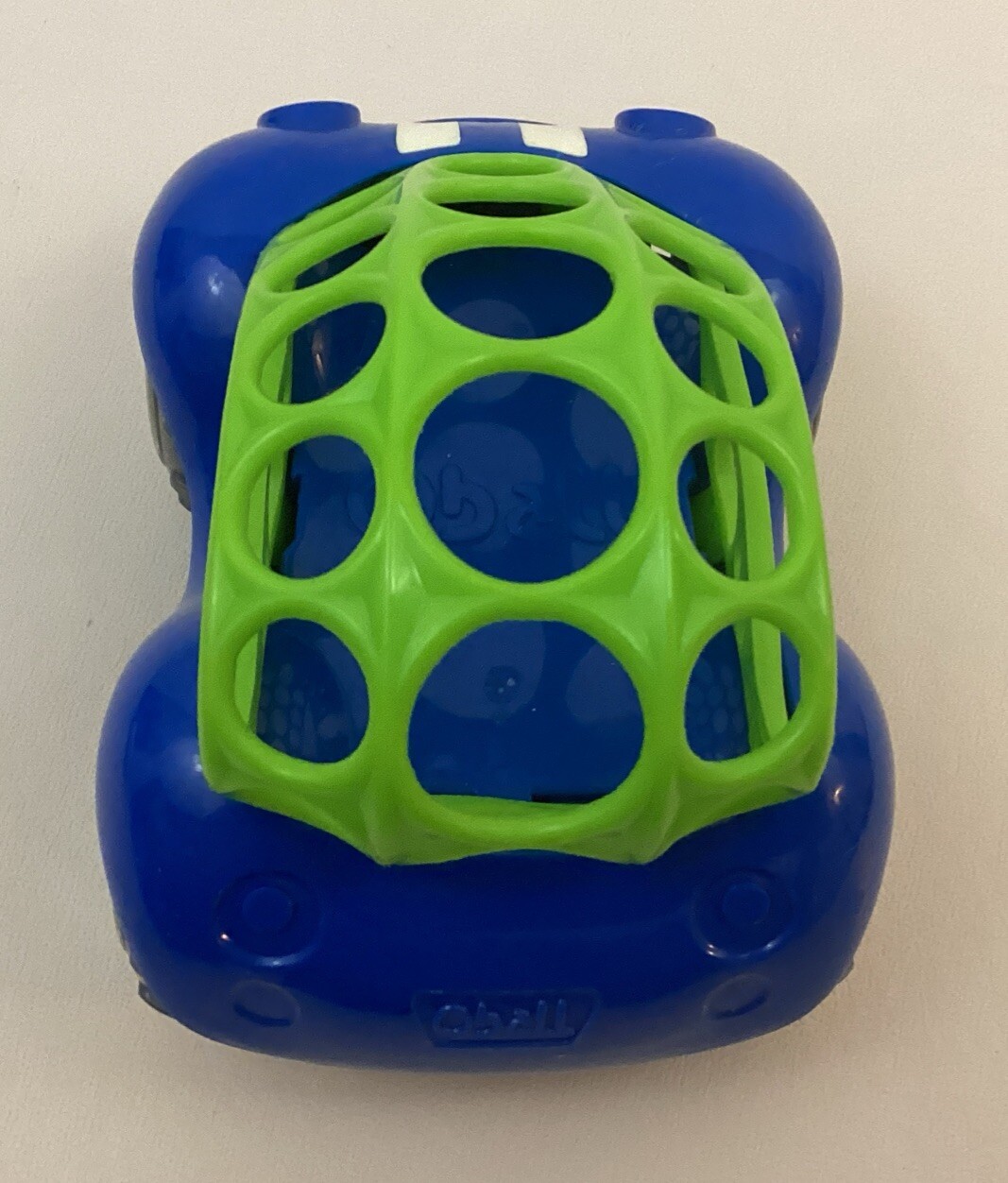 Oball Go Grippers Rattle Roll Race Sports Cars Lot of 2 Yellow Blue Toys