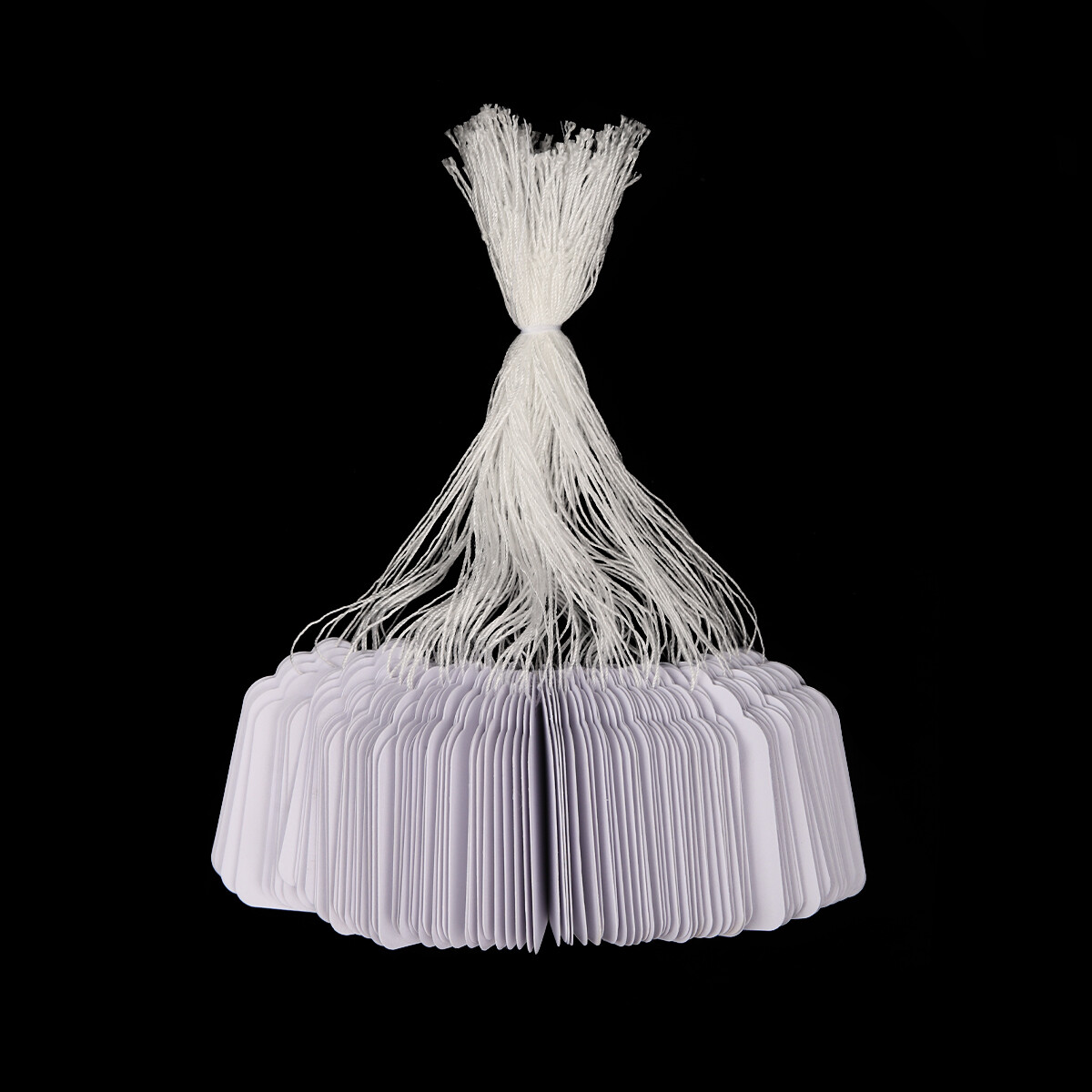 Garage Sale Price Tags Size #5 Blank White Merchandise Hang String Strung US