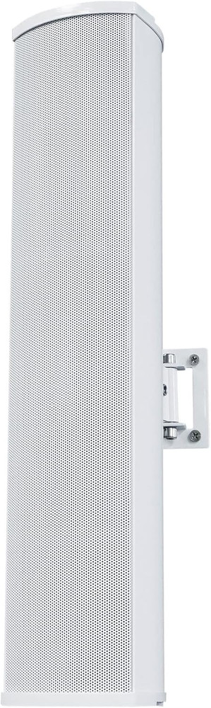 WET ARRAY 4 White 70V 60W Commercial Wall Mount Swivel Column Speaker, 2-Way Lin