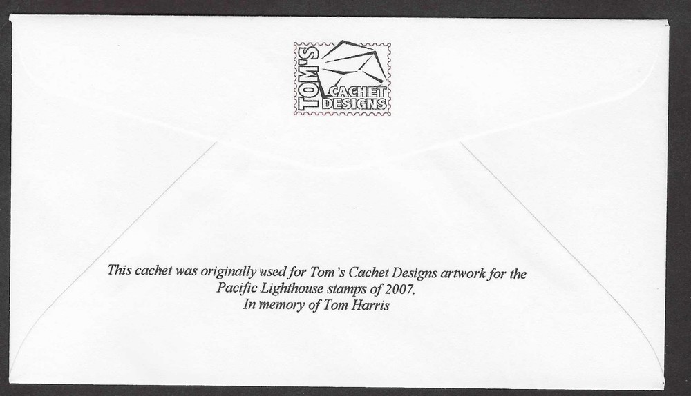 #4792 Portsmouth Harbor Lighthouse- Tom's Cachets FDC